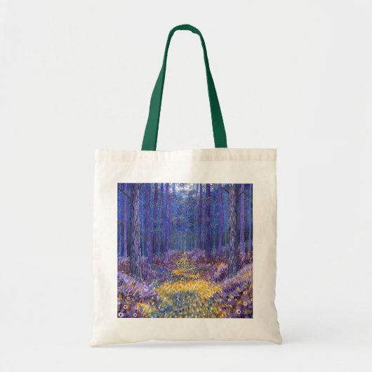Blauw bos 2 2012 tote bag (Voorkant)