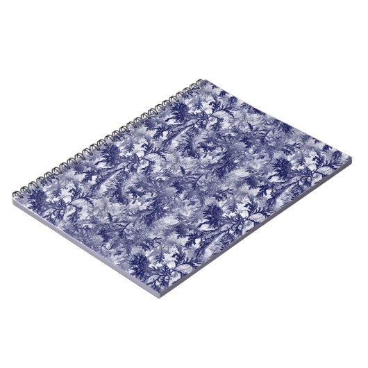 Blauw bos notitieboek (Linkerzijde)