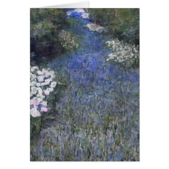 Blauw bospad Impressionist Oilverf (Voorkant)