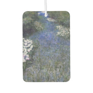 Blauw bospad Impressionist Oilverf Luchtverfrisser