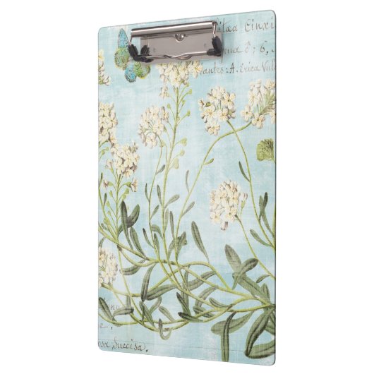 Blauw botanisch klembord (Links)