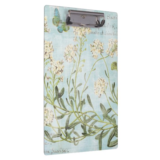 Blauw botanisch klembord (Rechts)