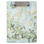 Blauw botanisch klembord (Voorkant)