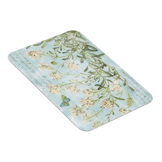 Blauw botanisch magneet (Rechterzijde)