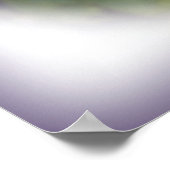 blauw bouquet poster (Hoek)