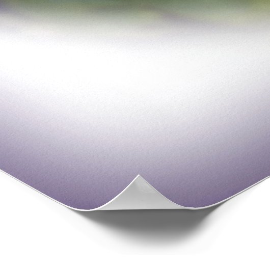 blauw bouquet poster (Hoek)