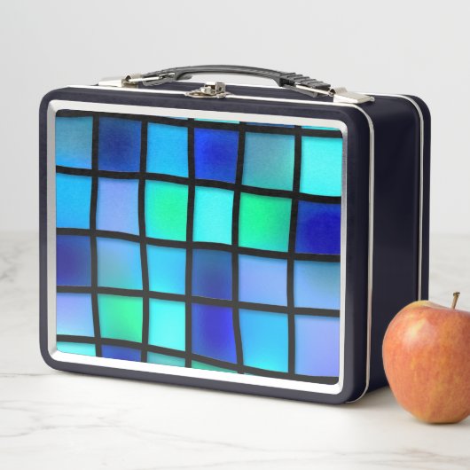 Blauw boxpatroon (In situ)