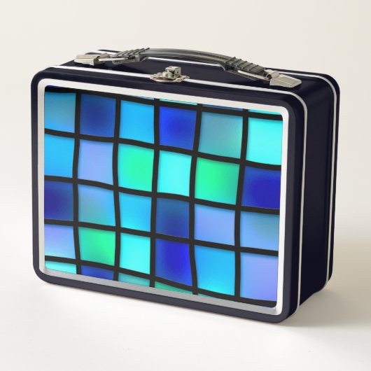 Blauw boxpatroon (Voorkant)