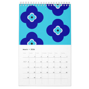 Blauw Boze Oog Beschermend Talisman en Nazar Kunst Kalender