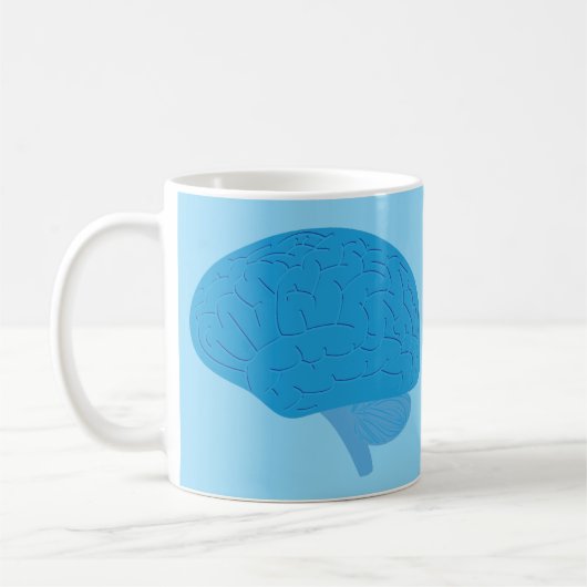 Blauw Brein Koffiemok (Links)
