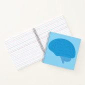 Blauw Brein Notitieboek (Binnen)