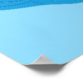 Blauw Brein Poster (Hoek)