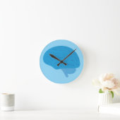 Blauw Brein Ronde Klok (Huis)