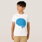 Blauw Brein T-shirt (Voorkant volledig)