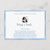 Blauw Breng een Boek Panda Beer Informatiekaartje (Voorkant)