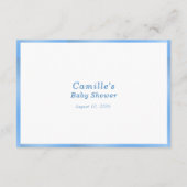 Blauw Breng een Boek Panda Beer Informatiekaartje (Achterkant)