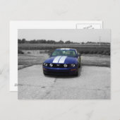 Blauw Briefkaart (Voorkant / Achterkant)