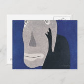 Blauw Briefkaart (Voorkant / Achterkant)