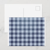 Blauw Briefkaart (Voorkant / Achterkant)