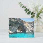 Blauw Briefkaart (Staand voorkant)