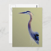 Blauw Briefkaart (Voorkant / Achterkant)