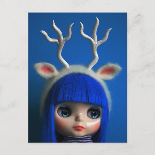 Blauw Briefkaart (Voorkant)