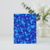 BLAUW BRIEFKAART (Staand voorkant)