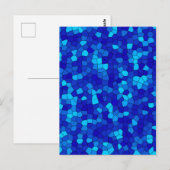BLAUW BRIEFKAART (Voorkant / Achterkant)