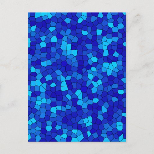 BLAUW BRIEFKAART (Voorkant)