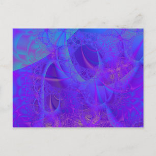 Blauw Briefkaart