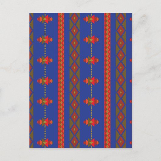 Blauw Briefkaart (Voorkant)