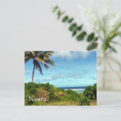 blauw briefkaart (Staand voorkant)