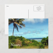 blauw briefkaart (Voorkant / Achterkant)