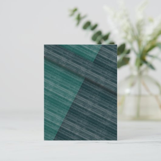 blauw briefkaart (Staand voorkant)