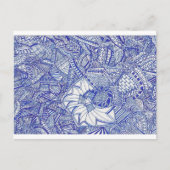 Blauw Briefkaart (Voorkant)