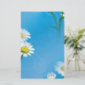 blauw briefpapier (Staand voorkant)
