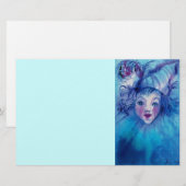 BLAUW BRIEFPAPIER (Voorkant / Achterkant)