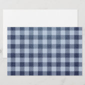 Blauw Briefpapier (Voorkant / Achterkant)