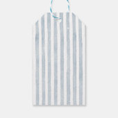 Blauw Bruidsjurk Bruiloft Dank Je Cadeaulabel (Achterkant)