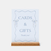 Blauw Bruidsmeisjes Bruiloft Kaarten & Cadeaus Acryl Bord (Voorkant)