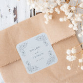  blauw bruiloft Sticker