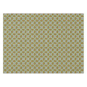 -blauw-bruin Barcelona-patroon Tafelkleed (Voorkant (Horizontaal))