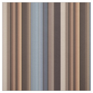 Blauw bruin breedgradiënt strepe modern patroon stof