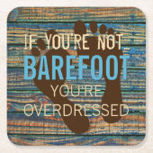 Blauw bruin faux, gevlekt hout kartonnen onderzetters (Voorkant)