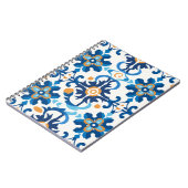 Blauw & Bruin Gedetailleerd Notitieboek (Linkerzijde)