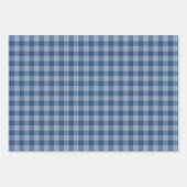 BLAUW & BRUIN HERFST PLAID PATROON INPAKPAPIER VEL (Voorkant 3)