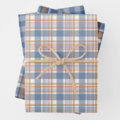  BLAUW & BRUIN HERFST PLAID PATROON INPAKPAPIER VEL (In situ)