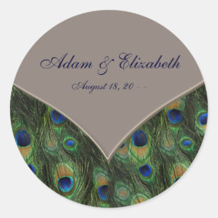 Blauw Bruin Pauw Trouw Favor Label