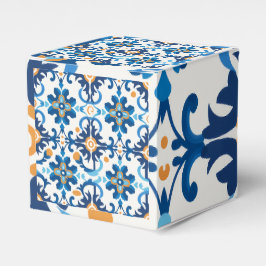 Blauw & Bruin Plakken Geschenkdoos Bedankdoosjes