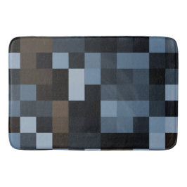 blauw, bruin, stof, textiel, ontwerp, vlecht, badmat